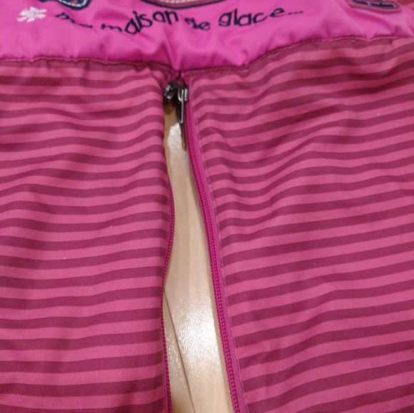 OS trois Mouton pink winter one piece many zippers for easy in out - Picture 12 of 15